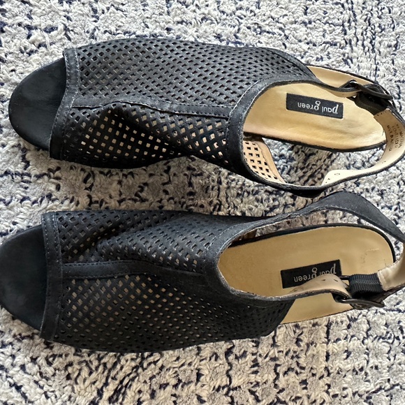 Paul Green Lois Perforated Slingback Sandals Size 9 - Picture 5 of 9